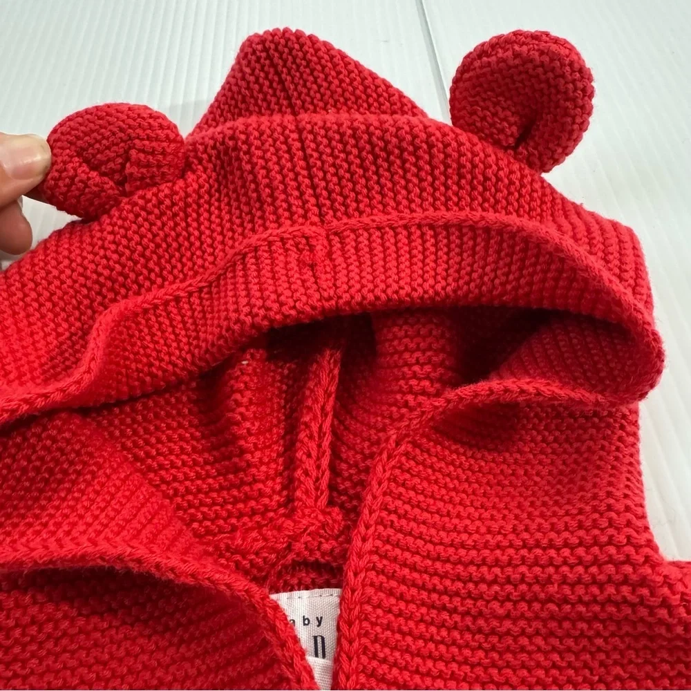 503. NWT GAP Red Knit Hoodie and Pants Set for Kids